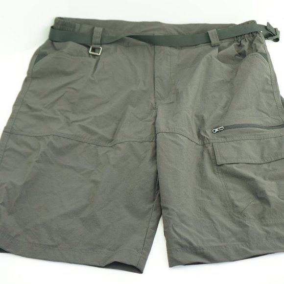 Unbranded Men's Size XL Nylon/Spandex Grey Tactical Cargo Hiking Shorts - Picture 2 of 5